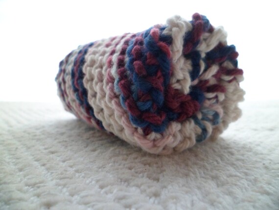 Tricolore Cotton Dishcloth