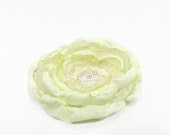 Victorian Shabby Chic Bridal Hair Flower Clip Pale Green