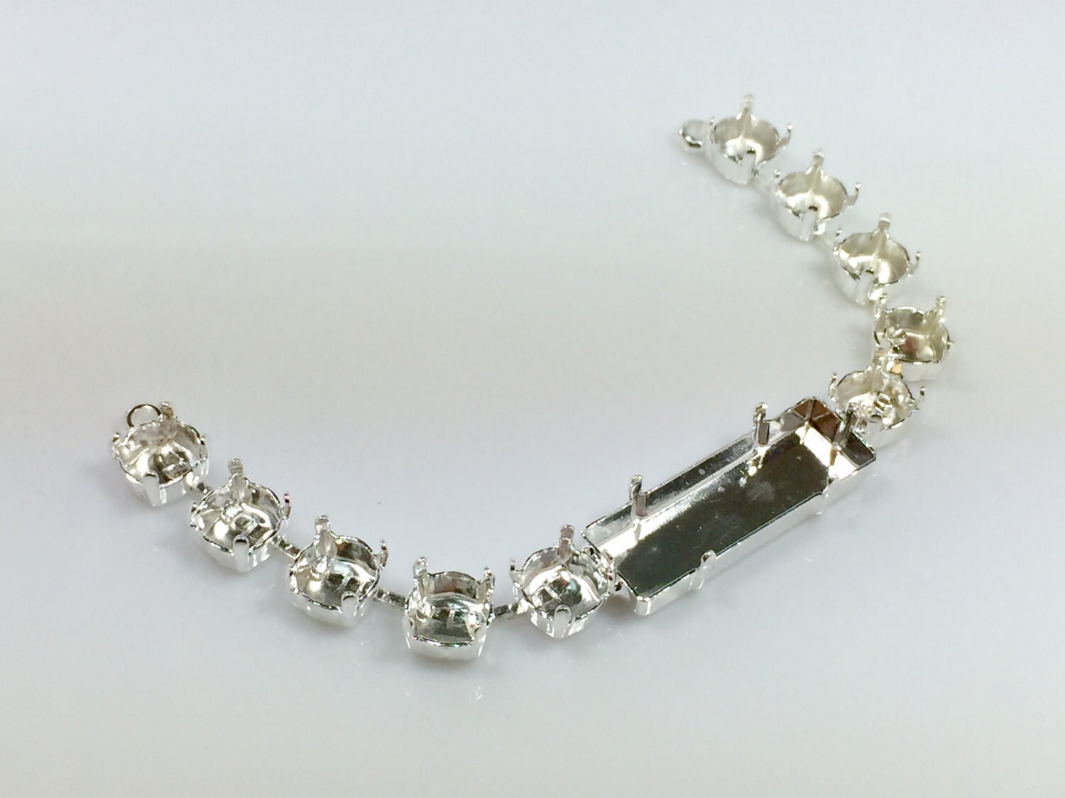 14cm Cup Chain Necklace Centerpiece Silver Plated by zdpfindings