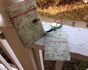 Passport cover/ luggage tag/ pacific expedition