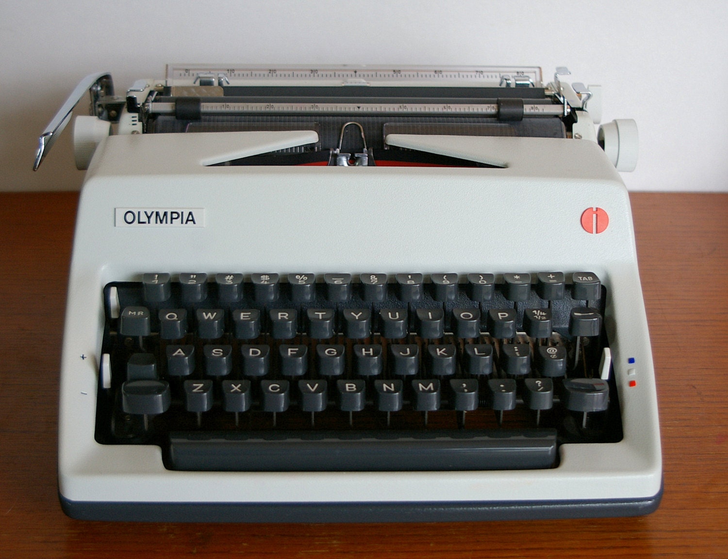 Vintage Olympia SM 9 Portable Typewriter with Case and