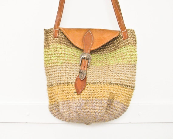 Sisal Tote, Woven Purse, Spring Summer Handbag