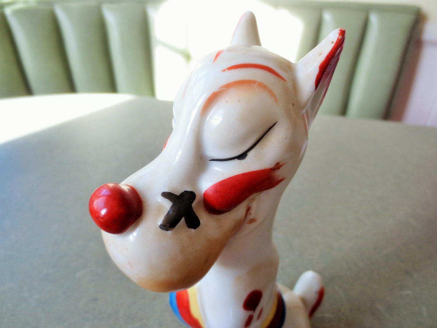 Vintage Ceramic Dog Made in Japan Ceramic Figurine by BettyAndDot