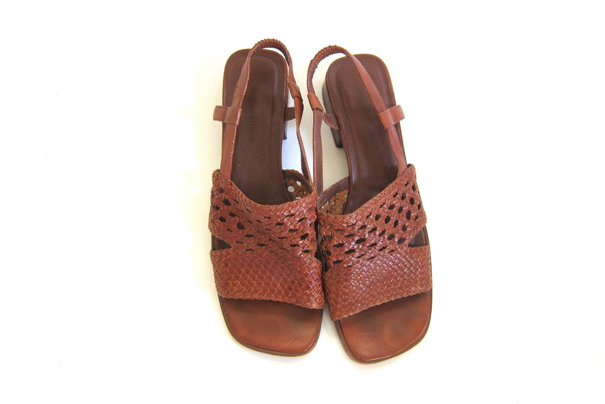 braided sandals vintage brown leather sandals braided leather shoes strappy braided sandals vintage brown leather sandals braided leather shoes strappy