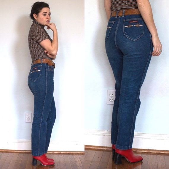 vintage high waisted straight leg jeans for sale