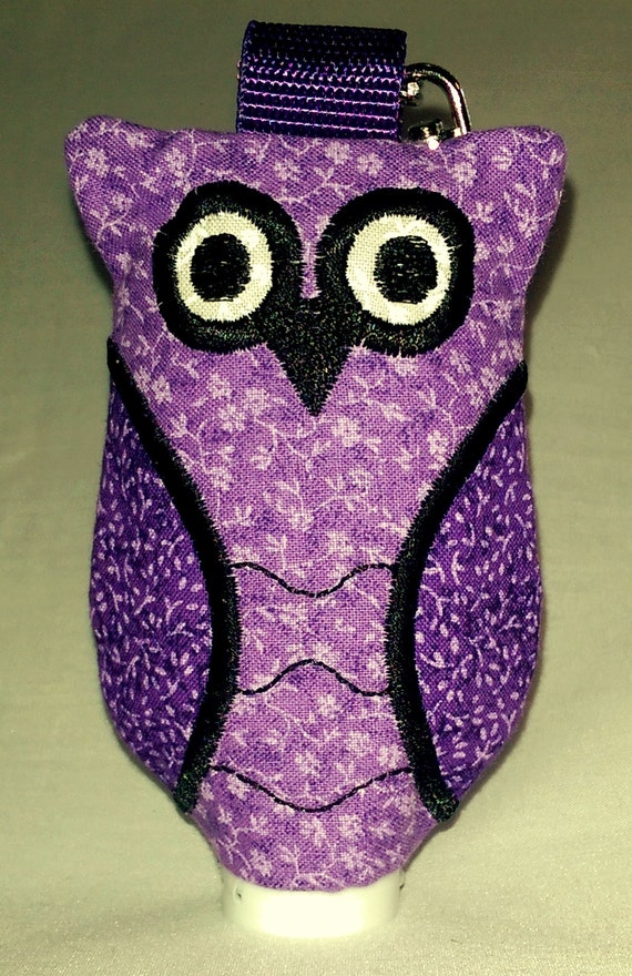 Owl Hand Sanitizer Clip On Holder by PfantasyOriginals on Etsy