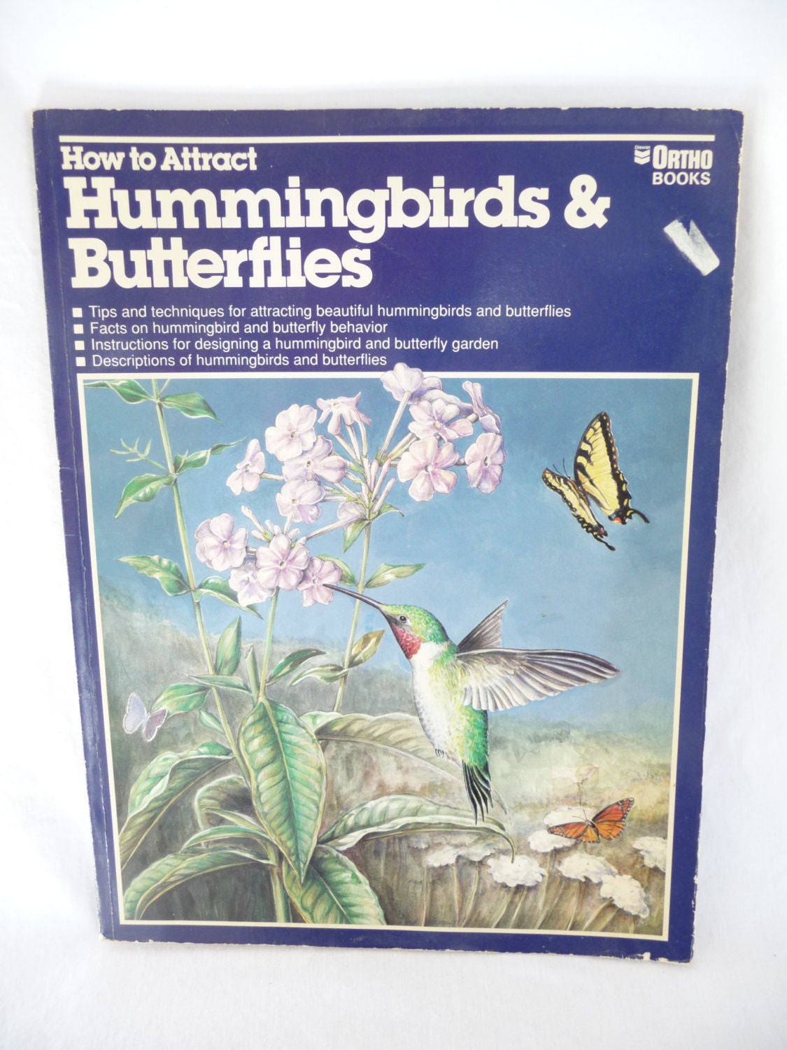 How To Attract Hummingbirds Butterflies Vintage Ortho Book