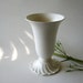 Franciscan Pottery Flower Vase Cream Ivory 1930s Gladding McBean