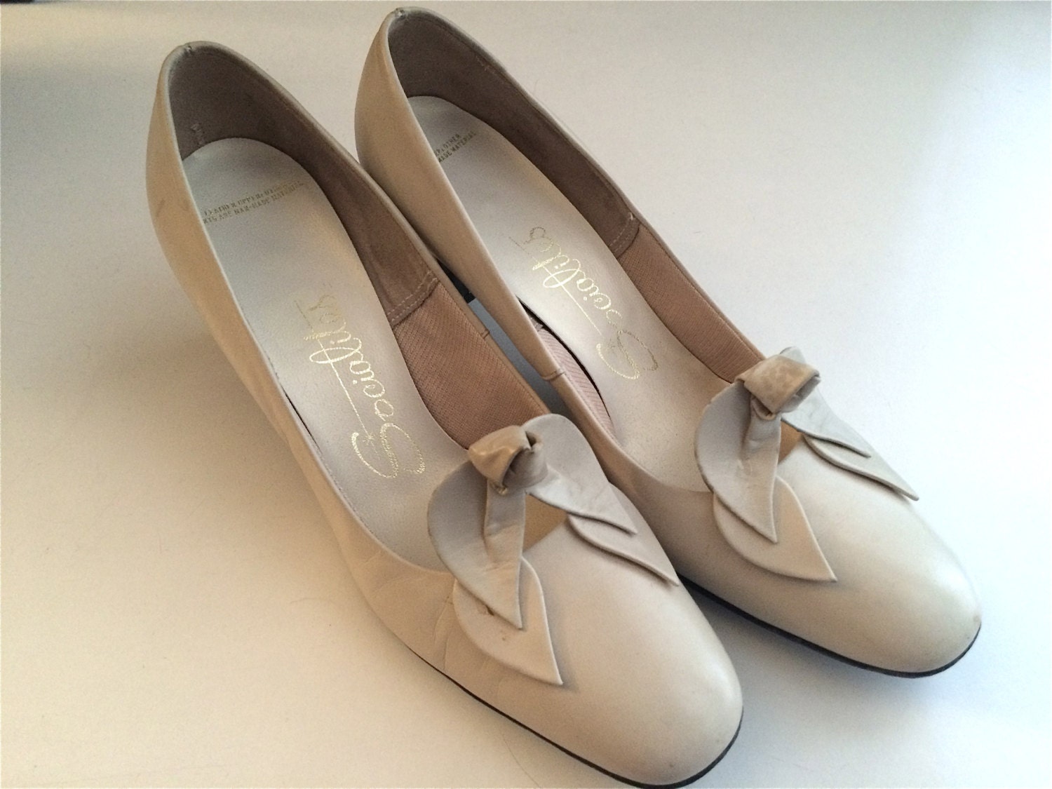 Vintage Shoes Women's 60's Socialites Heels Leather