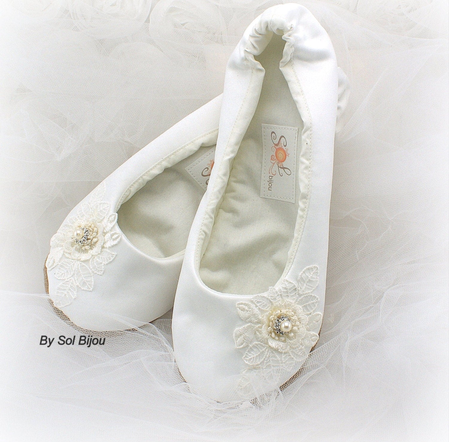 Ivory Ballet Flats Elegant Wedding Wedding Reception Ballet