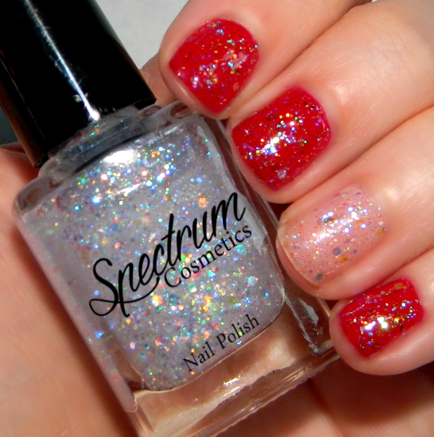 Iridescent Glitter Nail Polish TWINKLE