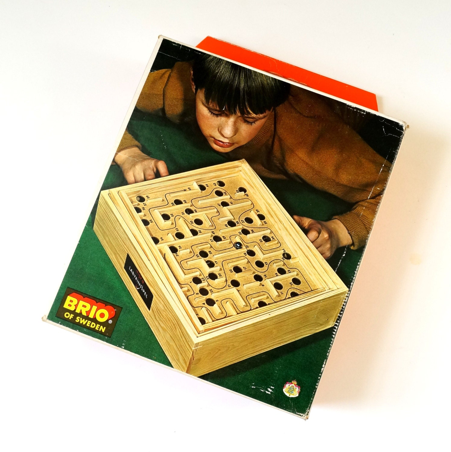 Brio Labyrinth Tilting Maze Game in Box 60s VGC