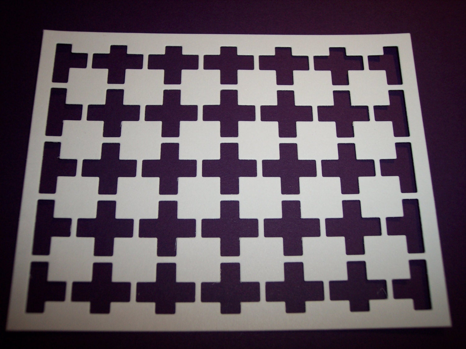 Fancy Squares Background Die Cuts Set of 4