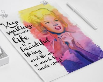 Marilyn Monroe Quote Poster / Wall Art / Print