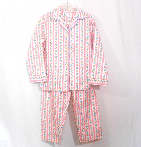 Vintage Pajamas Womens Pajamas Womens Pajama Set Flannel