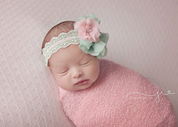 pink and mint vintage style headband baby headband newborn pink and mint vintage style headband baby headband newborn pink and mint vintage style headband baby headband newborn pink and mint vintage style headband baby headband newborn