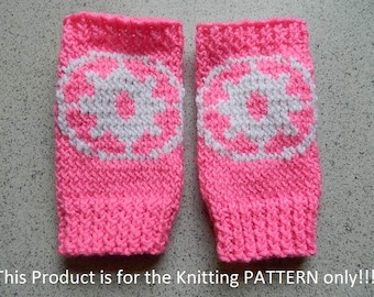 Knitting Pattern: Iron Man Fingerless Gloves by DuckyDame on Etsy