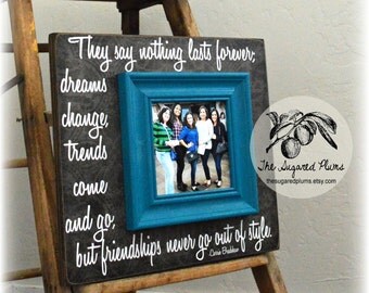Instagram Frame Bridesmaid Gift, Best Friend, Sister, Maid of Honor, Wedding Picture Frame 12x12 Wedding Gift The Sugared Plums