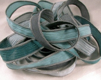 Charcoal Grey Plain Dyed Kiana Silk