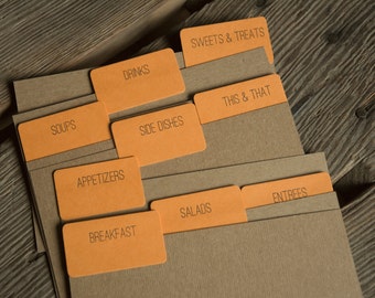 recipe card dividers