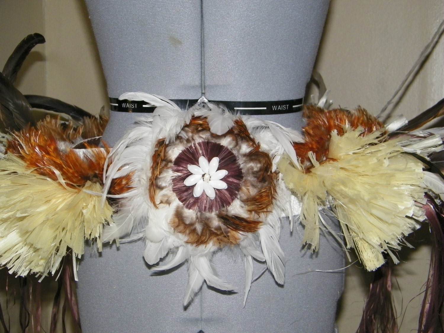 FEATHER & SHELL Design for Tahitian Costumes by leilani1111