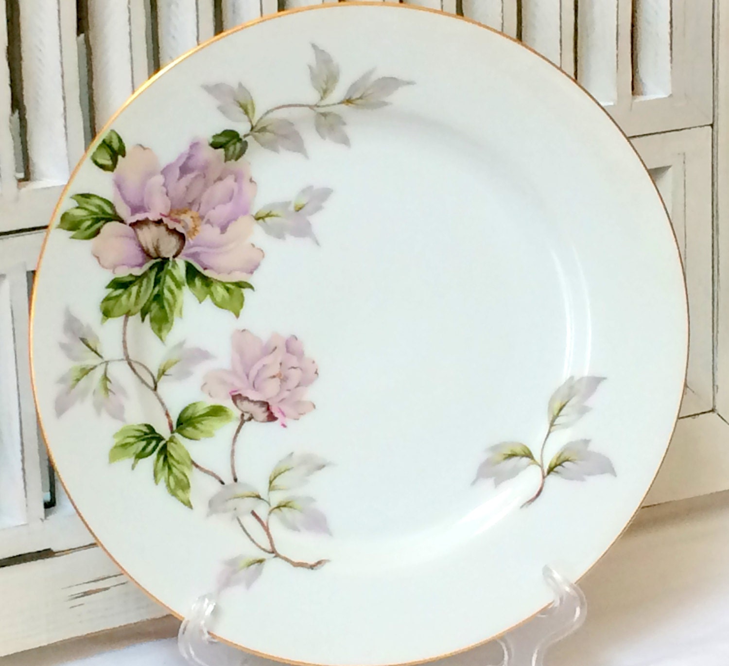 Dinner Plate Seyei Fine China Peony Pattern Table Setting