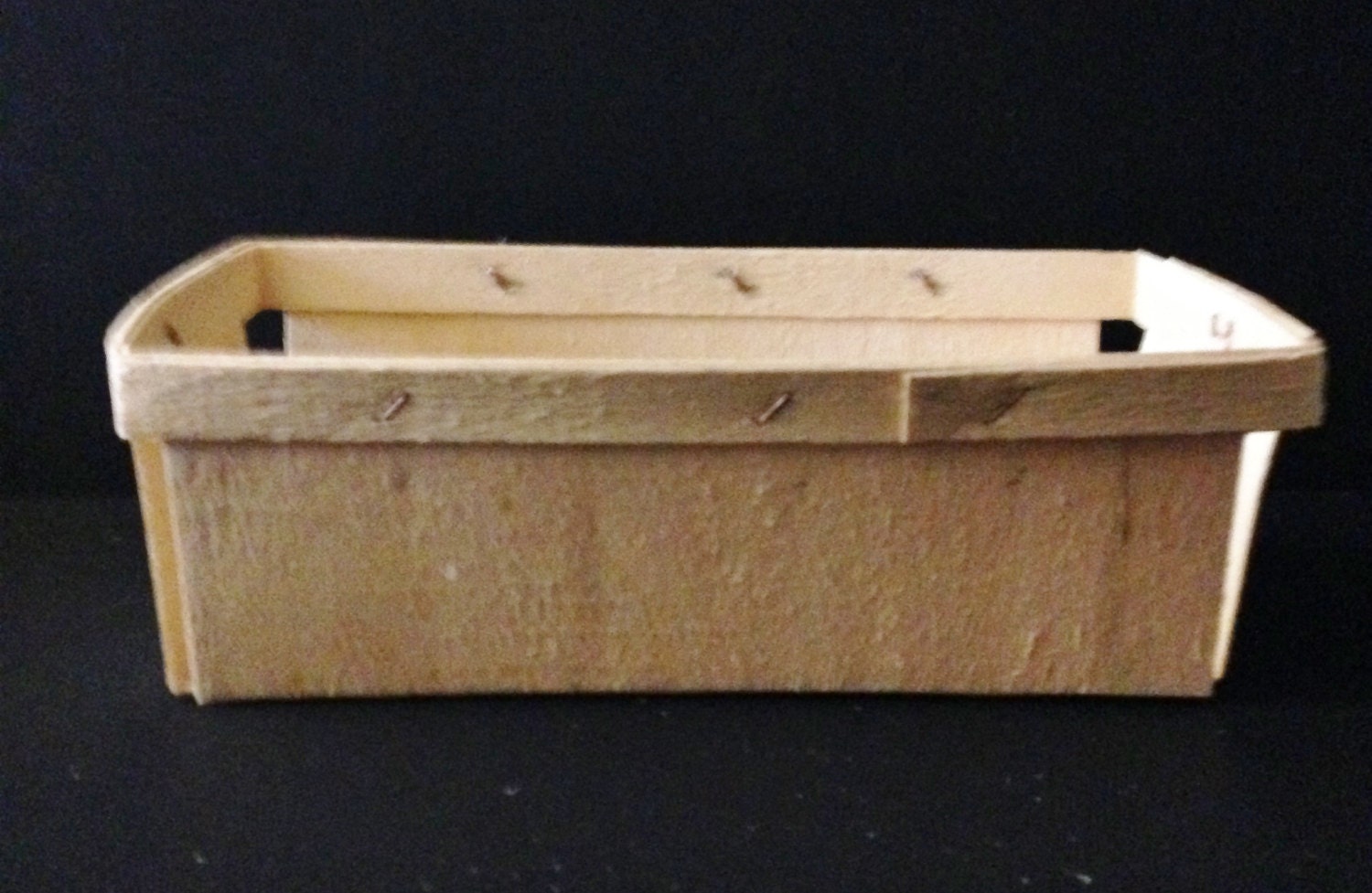 18 1 Quart rectangle Wood Berry Baskets by