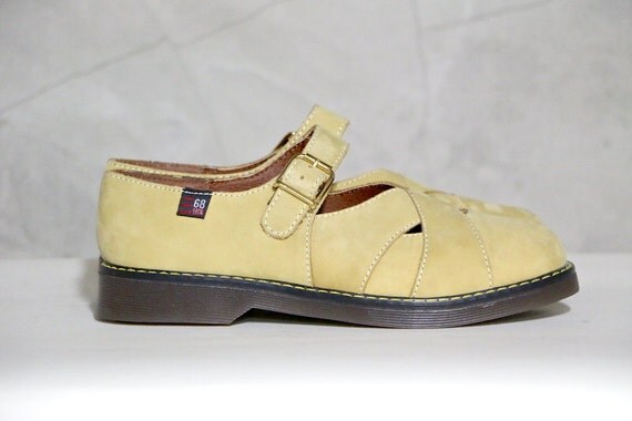 yellow mary janes women