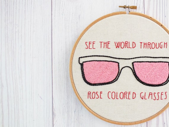 rose colored glasses clipart - photo #21