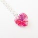 SWAROVSKI PINK Heart Necklace