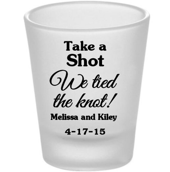 Wedding Shot Glass FavorsPersonalized by lonestaraccessories