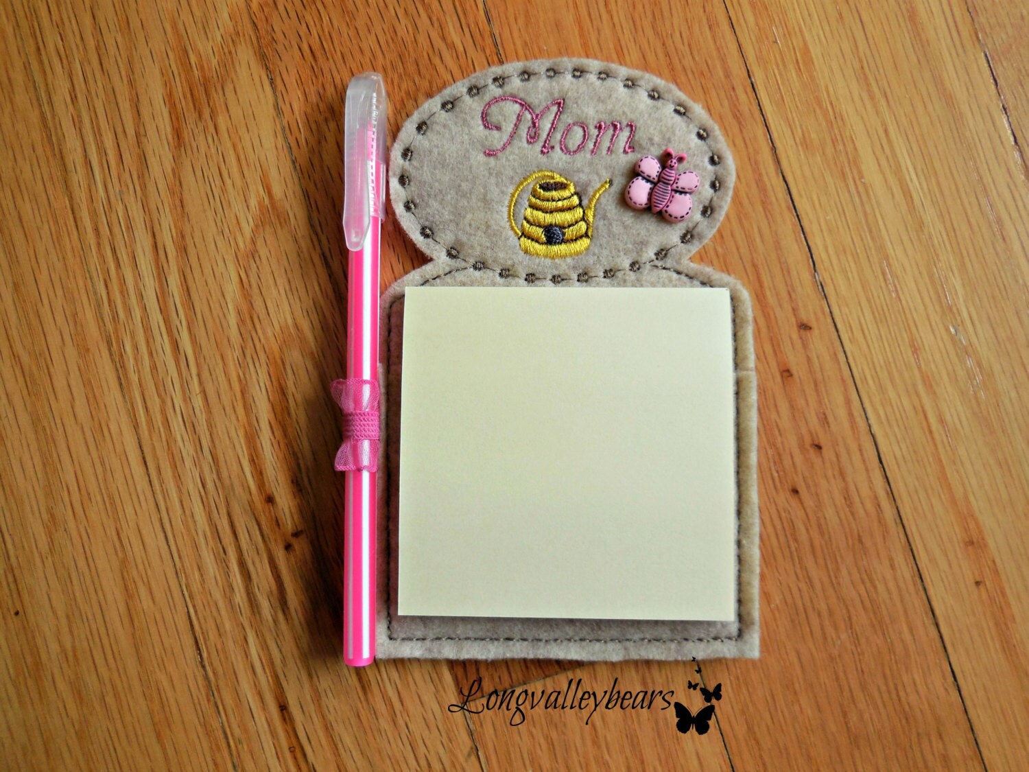 Refrigerator Sticky notepad w/pen by longvalleybears