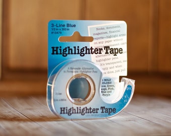 Removeable Highlighter Tape cross stitch tool embroidery knitting crochet organization sewing punto croce de cruz point de croix