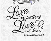 Free Free 161 Love Is Patient Love Is Kind Svg SVG PNG EPS DXF File