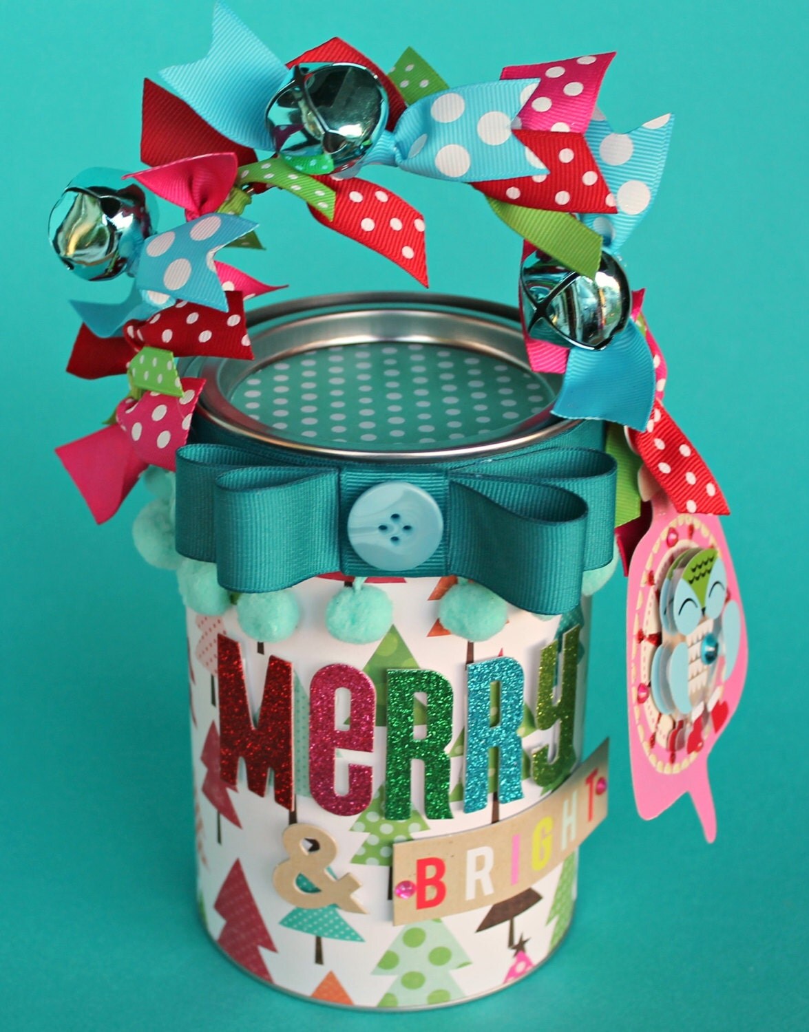 personalized owl christmas gift container by personalized owl christmas gift container by
