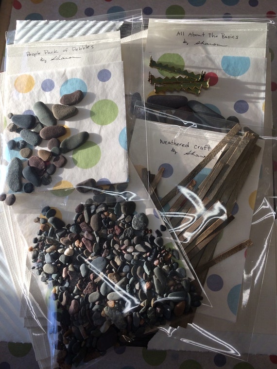 Deluxe pebble art kit four frame kits plus some pebbles to
