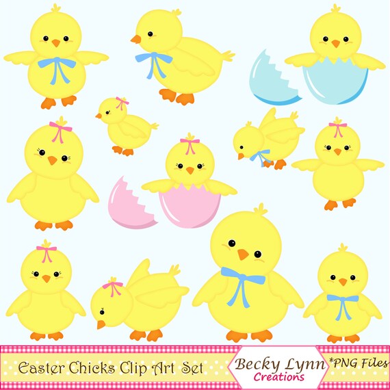 clipart of easter chicks - photo #46