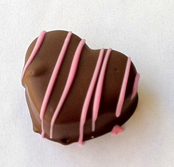 Raspberry flavored Artisan Caramel shortbread twix