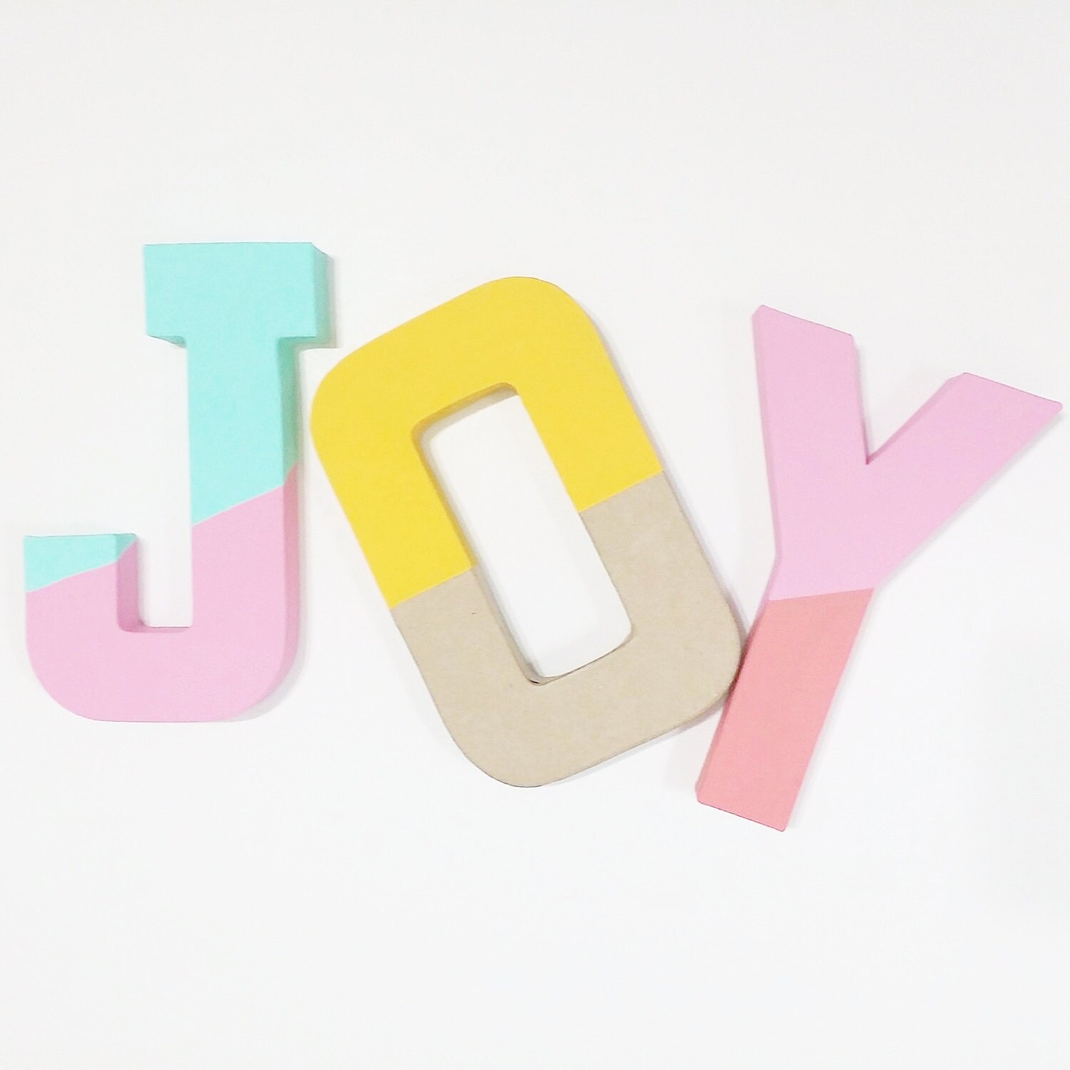 Wall Letters Nursery Letters Block letters color block