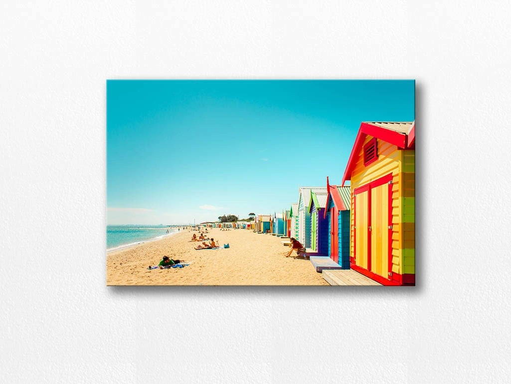 coastal canvas print beach canvas large canvas art beach house