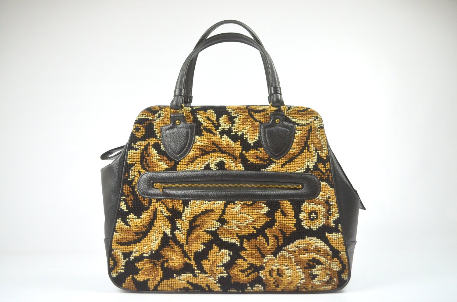 60s Carpet Bag Bohemian Luggage Purse by RoslynVTGTradingCo