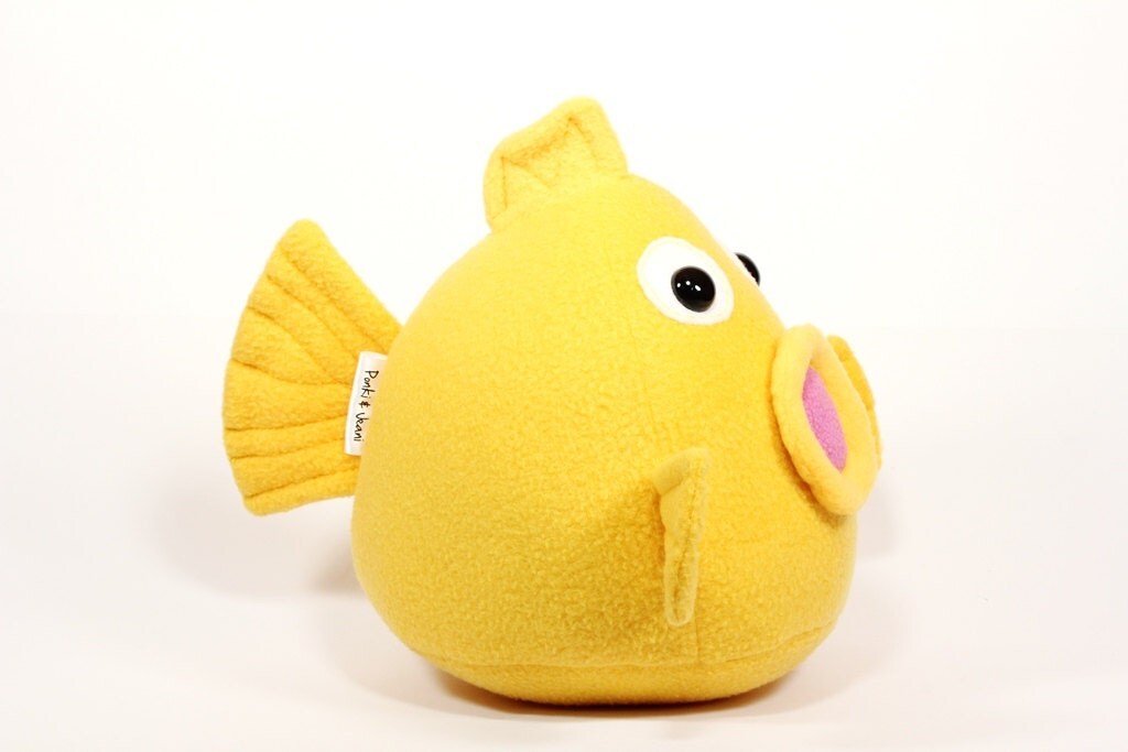 stuffed goldfish toy