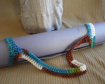 Yoga Mat Sturdy Sling Handle - US Shipping Included -Peruvian Print
