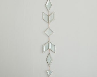Prism Suncatcher - beveled glass suncatcher - stained glass - rainbows - prism - eco friendly