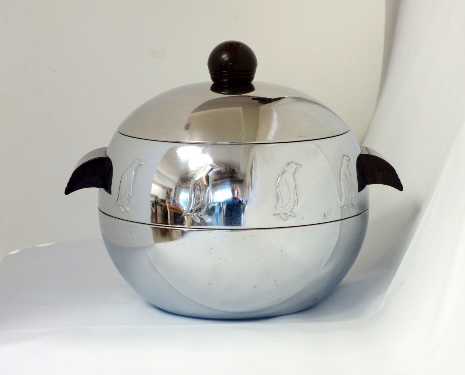 Penguin Ice Bucket West Bend Vintage Hot Cold by BeeHavenHome