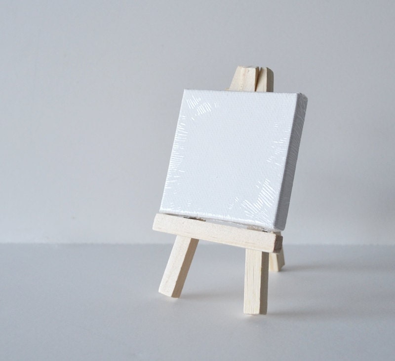 Mini Easel Painting Easel Mini Canvas and Easel Set Tiny Easel