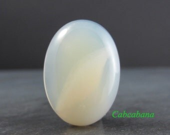 Cabcabana Beautiful oval natural agate cabochon, Semiprecious stone S4886