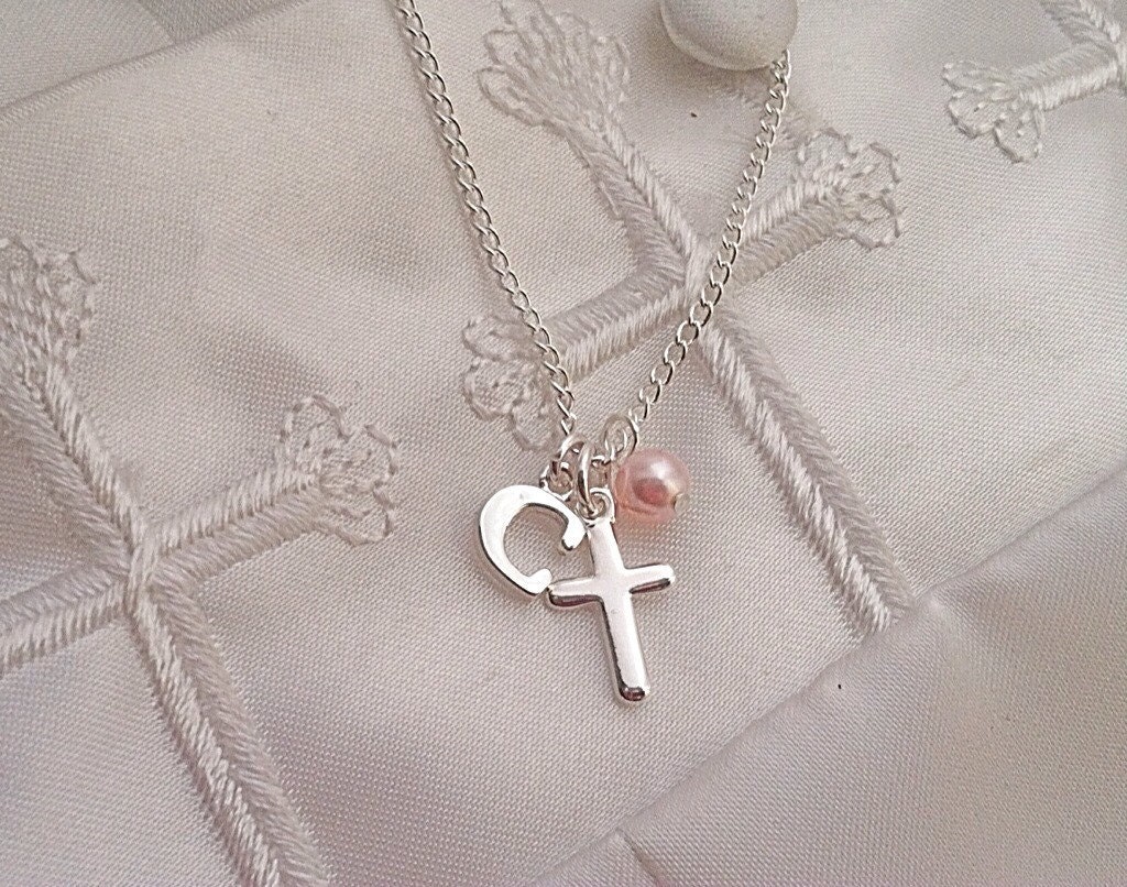 First Communion NecklaceCross NecklaceGirls NecklaceFirst