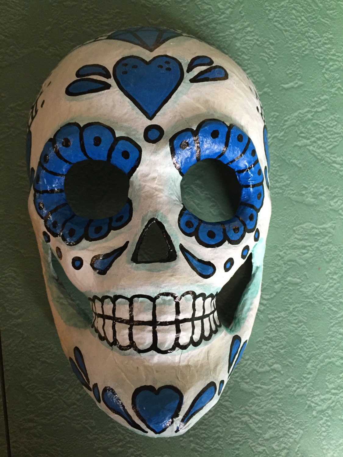 How to make a skull mask out of paper mache