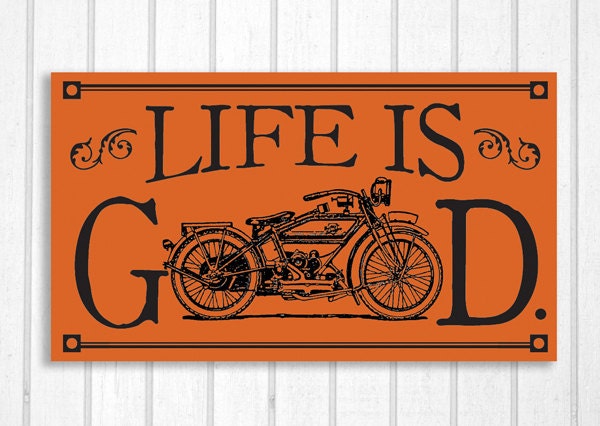 life is good motorcycle tee